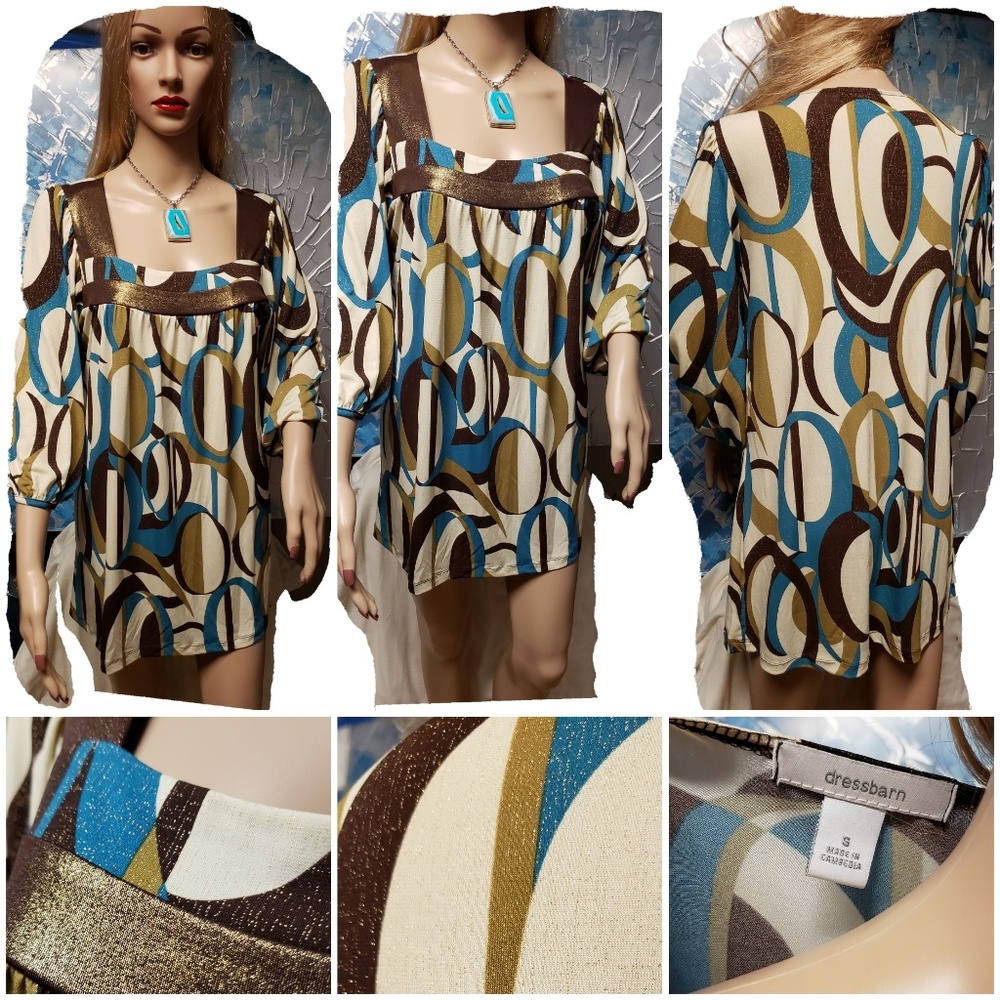 Dress Barn Tunic Dress / Top Sz. SMALL